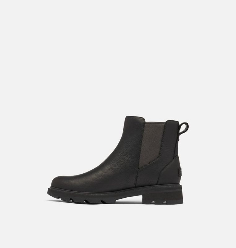 Sorel Dam Stövlar Svarta - Lennox™ Chelsea Mid - FVU-782903
